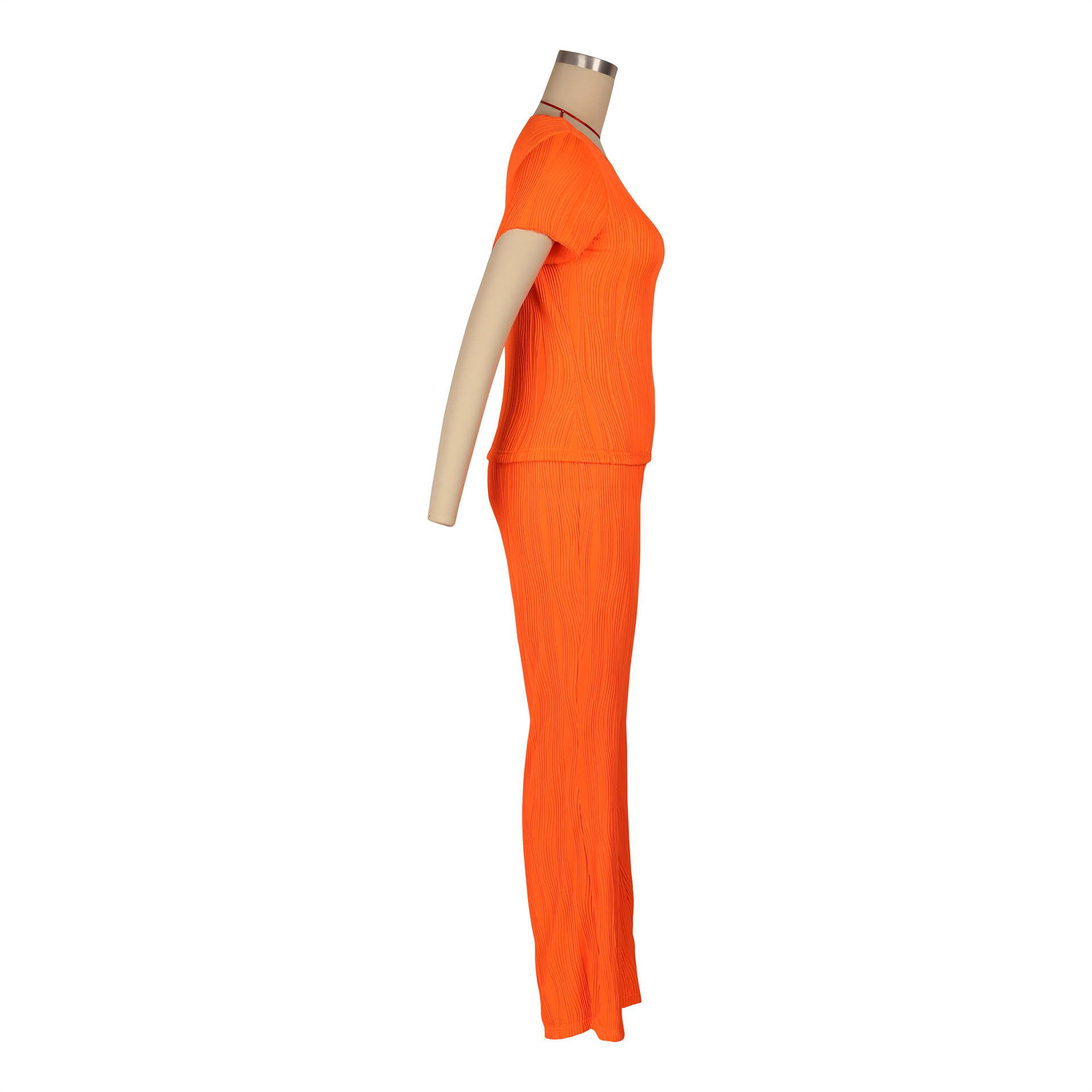 473g Weight Long Sleeve Sleeve Length Spandex, Polyester Fabric Type Pant Co-ord Set Sets Type 2 Pieces Set Quantity Holiday, Daily Occasion Round Neck Neckline Slim Fit Type Solid Color Pattern Summer, Spring Season Women's Gender Elegant, Streetwear Style Holiday Daily Women's Elegant Streetwear Solid Color Spandex Polyester Pant Co-ord Set Pants Sets 59