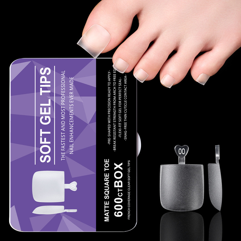 Cross-Border Hot-Selling Frosted Large Toenail Tips, Ultra-Thin No-Polish Fake Toenail Extensions, Wearable Nail Tips Cross-Border Hot-Selling Frosted Large Toenail Tips, Ultra-Thin No-Polish Fake Toenail Extensions, Wearable Nail Tips