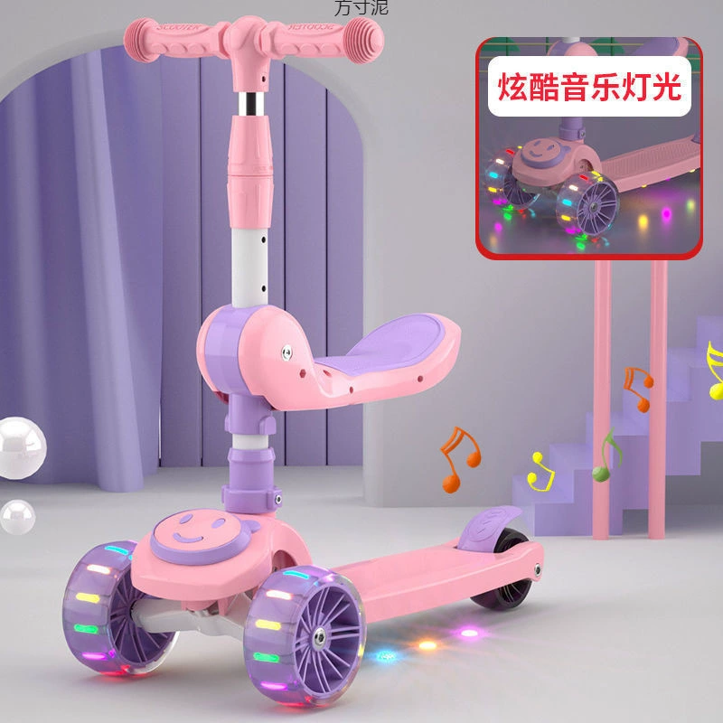 Детский скутер с сидением можно ездить 1-2-345-67 лет для мужчин и женщин три в одном метрах