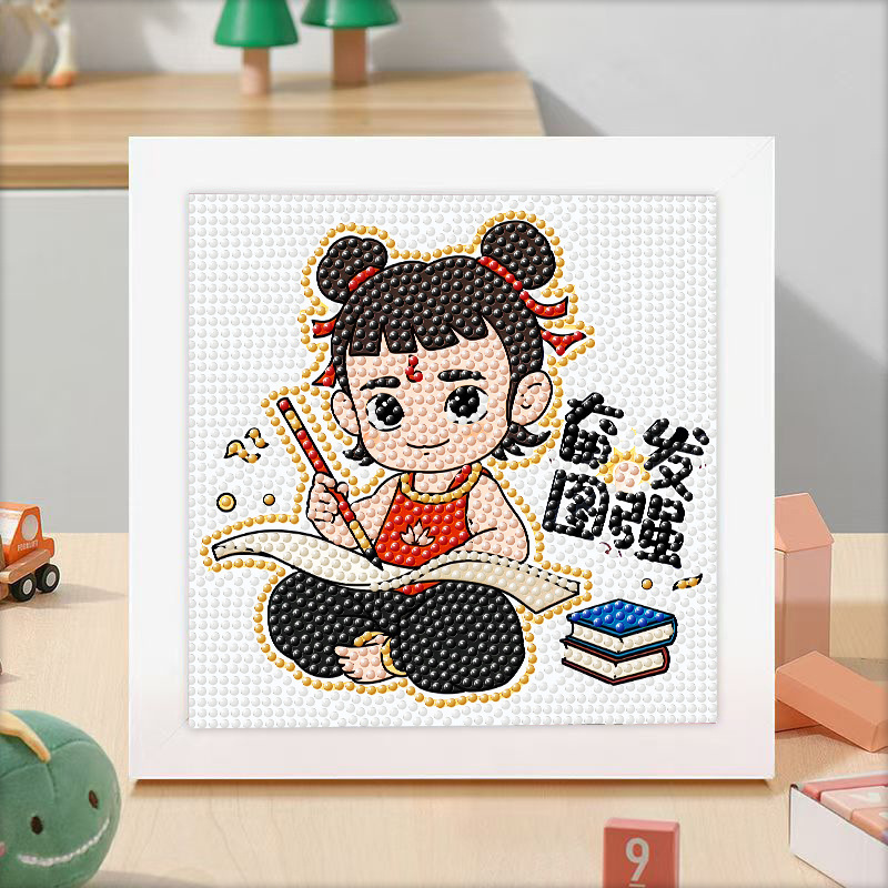 Nuevo dibujo de diamante infantil de labu diy pegatinas de diamante con marcos de fotos hechas a mano diy puzzle pegatinas de mampostería image 169