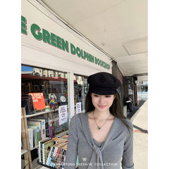 WANANTONG 常春藤学院 高捻莱塞尔 系带海军领上衣女秋季