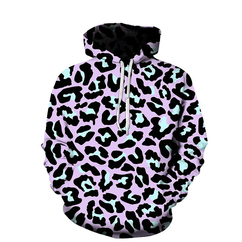 

Autumn And Winter Hooded Casual Camouflage Sweater Top