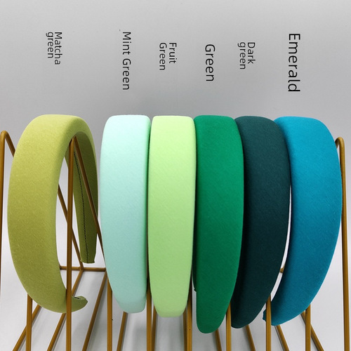 Candy Color Pure Cotton Headband 34 Colors Hyoja Style Korean Minimalist Thin Foam Hairband Won Bin Wang Can Same Version Celebrity Hairband