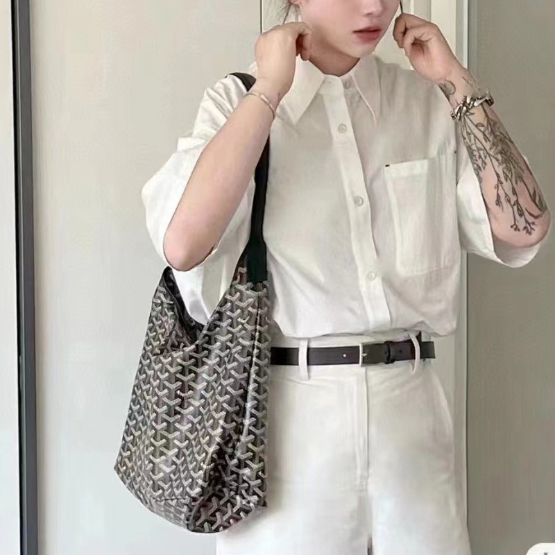 2024 nuevo bolso tote de cuero tote bolsa de compras con cremallera de letras portátiles dientes de perro hombro Hobo bolso axila mujer