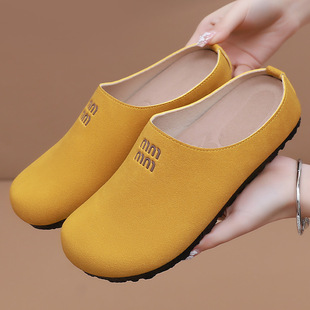 Women's Shoes, New Autumn Style, Soft Sole, Comfortable Birkenstock Shoes, Dropshipping, Lightweight Slippers, Versatile Slip-On Casual Shoes
