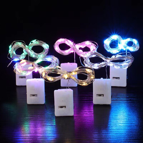 LED flash cross-border copper wire small string lights gift box light strip decoration star lights string lights wholesale