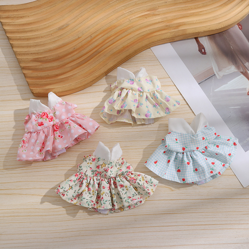 新しい花柄ドレスラブベビードールかわいいミニツイストスティック人形スカート diy アクセサリー卸売|undefined