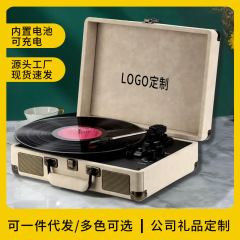 Lp黒ゴムレコード機クリエイティブギフト蓄音機レトロ家庭bluetoothオーディオボックス源工場クロスボーダー卸売り