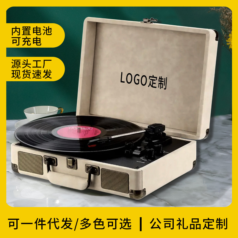 Lp黒ゴムレコード機クリエイティブギフト蓄音機レトロ家庭bluetoothオーディオボックス源工場クロスボーダー卸売り|undefined