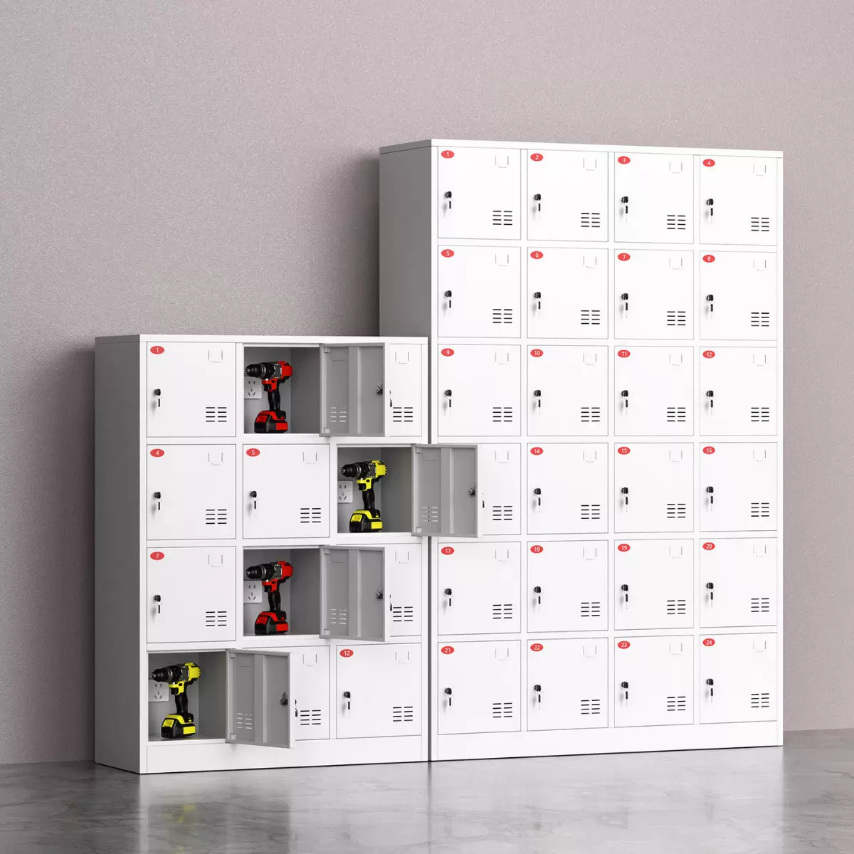 电动工具充电柜工地寄存柜扳手充电箱平板充电加厚存放柜文件柜