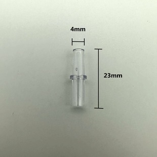 Aquarium accessories fish tank oxygen pump oxygen tube direct connector straight-through extended connector transparent one-way 4mm