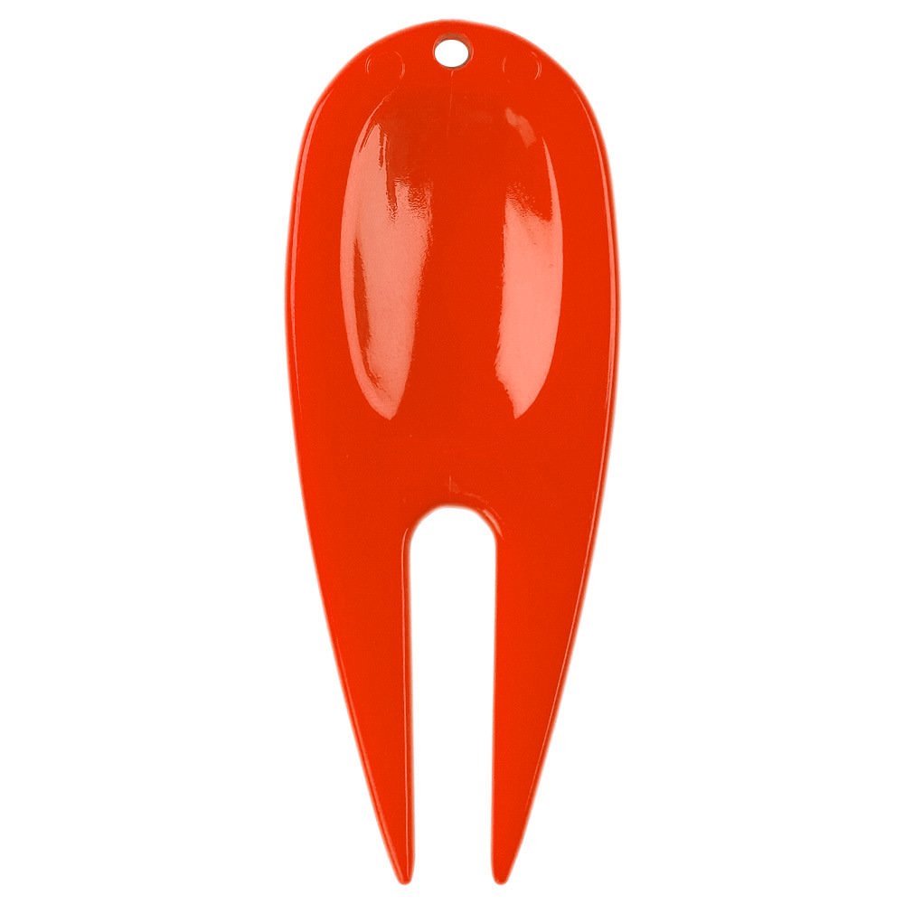 Golf green tenedor, tenedor de caddy, herramienta de reparación de césped, tenedor de bola de plástico