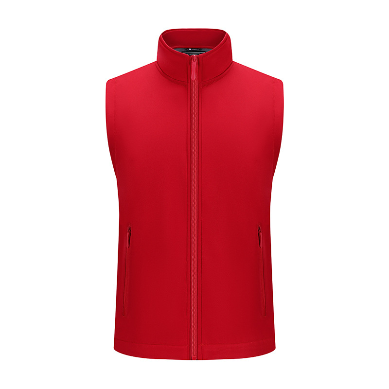 Fotografía al aire libre chaleco de pesca de pelusa transfronterizo doble cara con hombro de hombro de bolsillo chaleco de invierno personalizado hombre