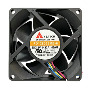 ԪɽFD128025MB-H DC12V 0.32A 8025 8CM���יC���Դɢ���L��