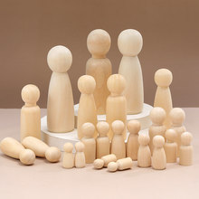 DIY�Ʒ ��ľë��ľ���� ԭľɫСľ�� ��ͯľ�^�˲��L��[��