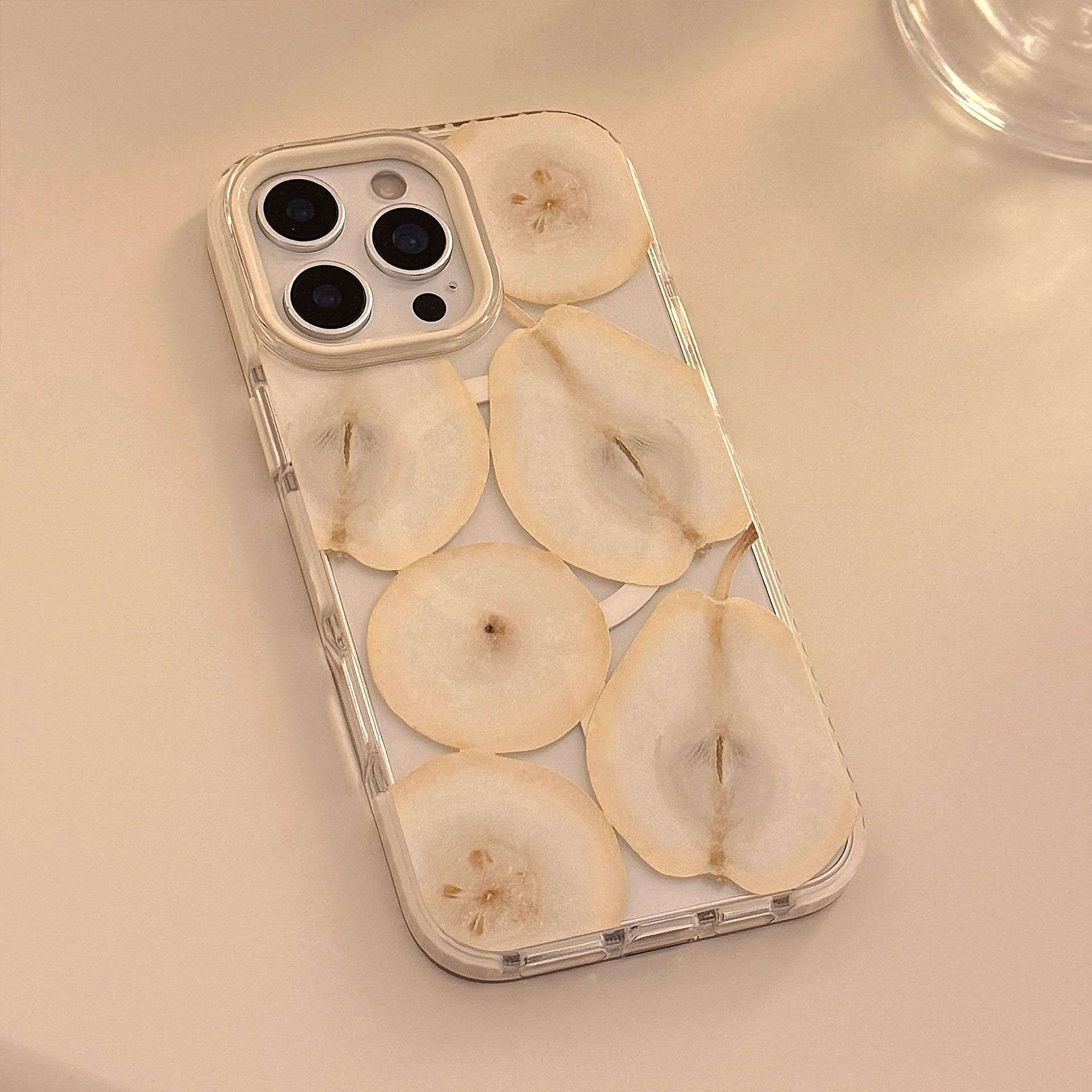 Verano fruta pantalla completa Sydney para iPhone16 funda para teléfono móvil 15ProMax nicho 14/13 pareja 16PM