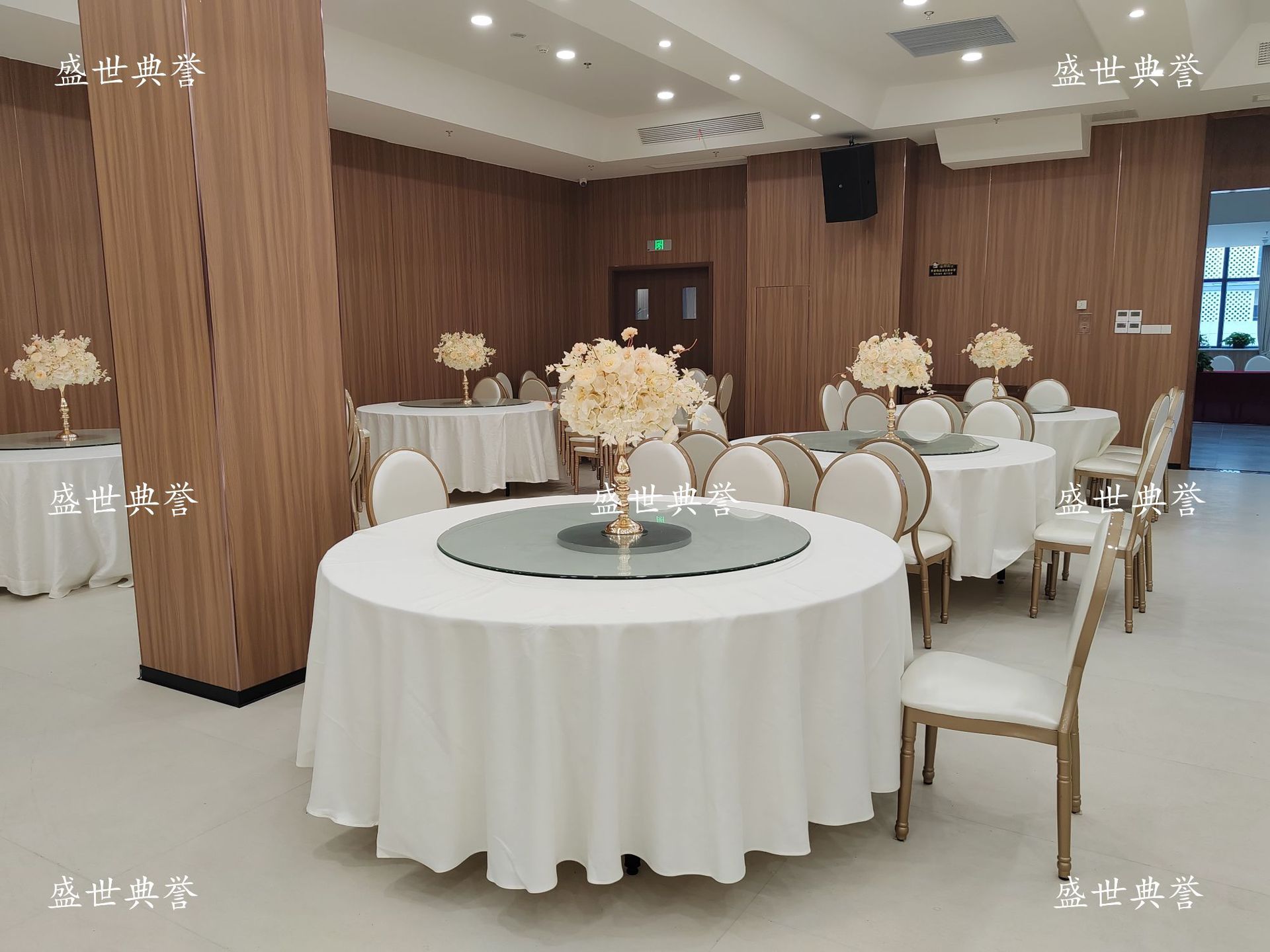 宁波厂家直销餐饮布草酒店宴会厅台布餐厅婚宴纯色桌布家宴圆桌布详情10