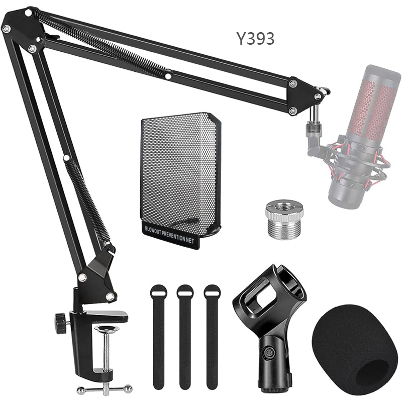 Soporte de micrófono en voladizo transfronterizo de resorte incorporado de 3 a 6kg de Alta Cámara de carga sin rebote Soporte de luz médica
