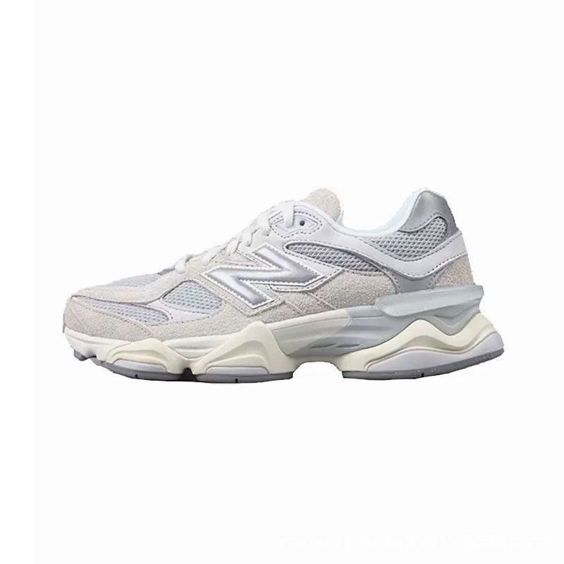 Кроссовки для бега Lang Xin Bai Lun nb9060 2025 года, мужские и женские, с высочивающей подошвой, стильные ретро спортивные кроссовки