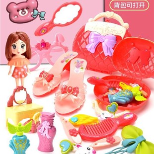 Children's Simulation Jewelry Toys 6673 Pretend Play Makeup Series Children's Fun Educational Early Learning Toys Wholesale