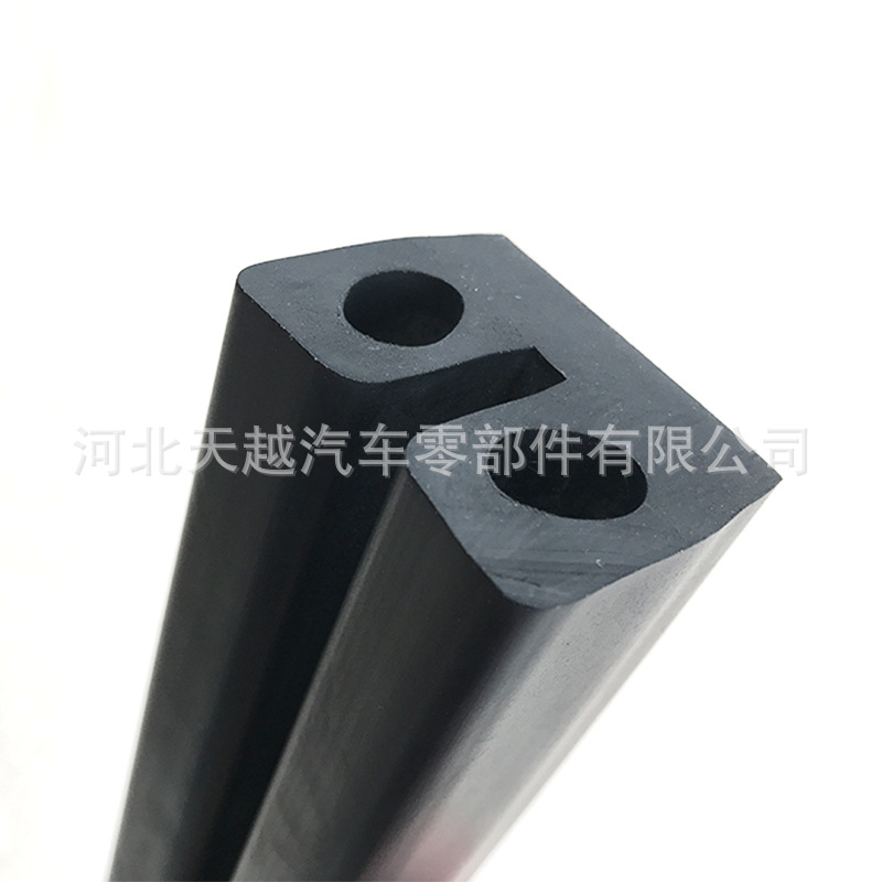 矩形密封条三元乙丙密实挤出橡胶条缓冲填缝U型方块密封条50*40