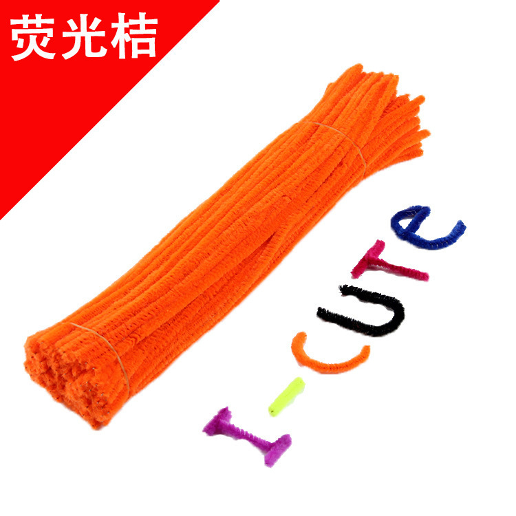 Hecho a mano DIY trenzado paquete de material cifrado ramo de lana Raíz de lana de la raya del color torcido palo de los niños hechos a mano juguetes creativos