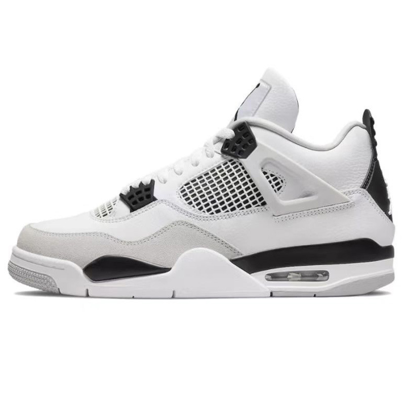 Yutian Shoes Pure Original aj4 White Cement Electric Mother Qiao 4 Basketball Shoes Men's Sneakers Sports Shoes Running Shoes Sports Shoes