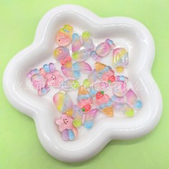 混装彩色卡通diy树脂发夹配件奶油胶手机壳制作饰品材料批发手工