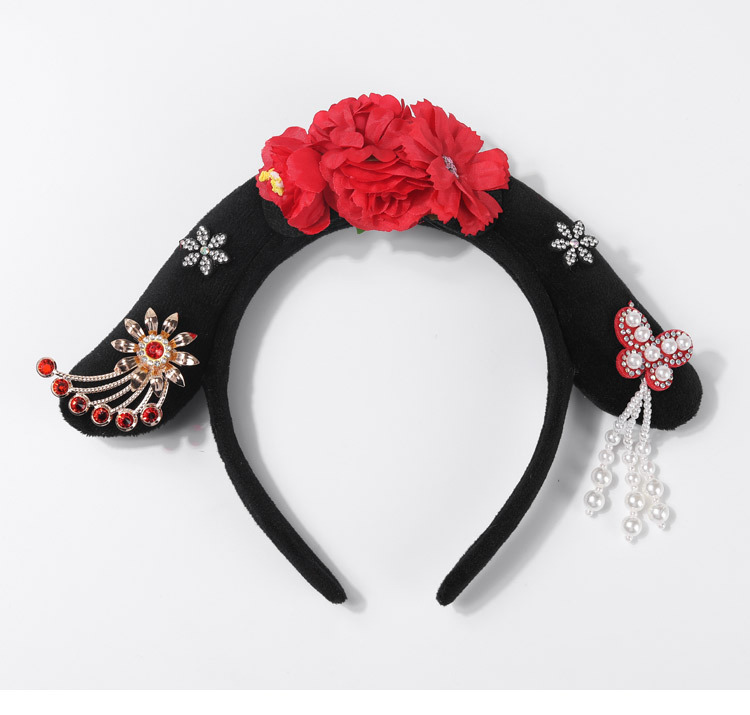 귀족 진주 머리띠 레드 (Gwi-guk Jinju Meo-tti Red)