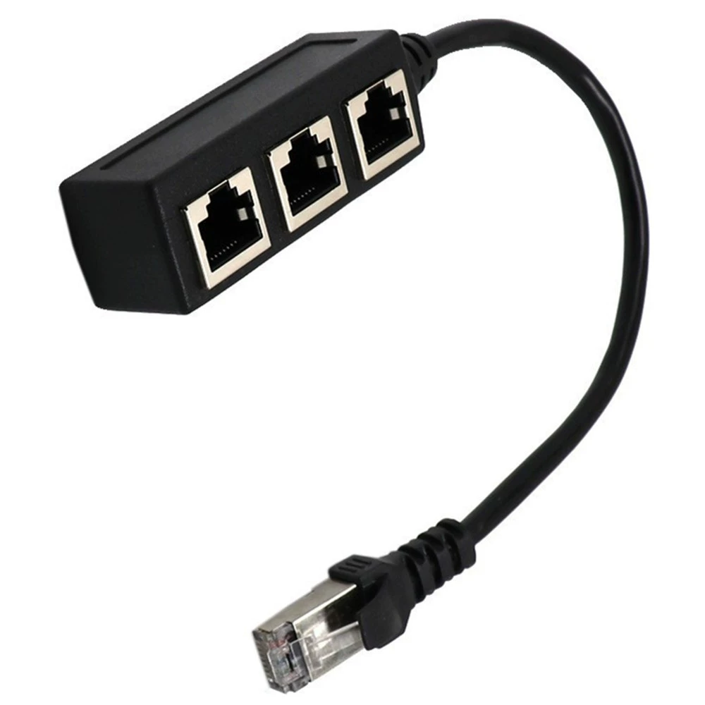 Адаптер распределения RJ45 Ethernet устройства 1 Гонг к 3 родительский порт LAN сеть RJ45 1 точка три удлинительная линия
