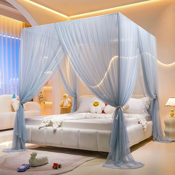 Floor-standing solid color - blue gray [Quiet summer night comfortable and mosquito-free]