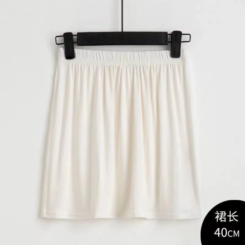 冰丝螺纹半身裙女夏季防走光内衬裙内搭打底裙防透裙短裙批发严选|undefined