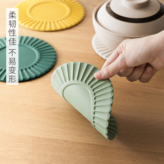 Pot mat household kitchen silicone insulation pad high temperature resistant table mat place mat anti-scalding coaster bowl mat plate mat