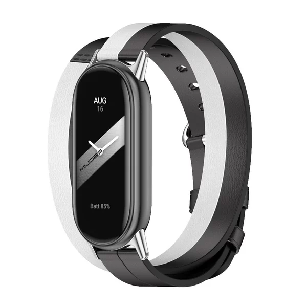 Double Circle-Black and White+Silver