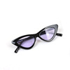 Children's fashionable glasses, sunglasses, triangle, light lens, suitable for import, cat's eye, European style