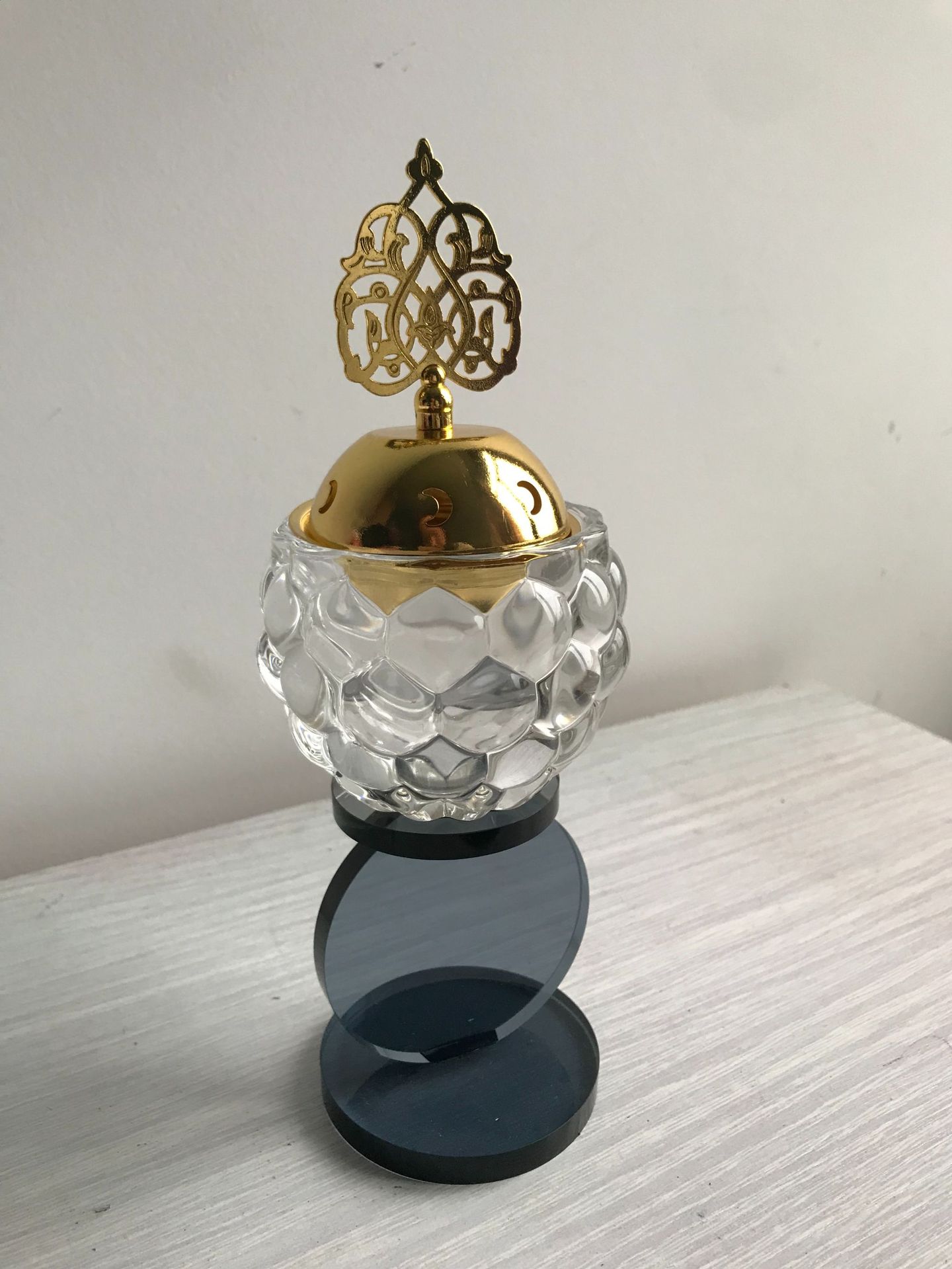 水晶香爐批發 創意簡約水晶薰香爐 水晶工藝品客廳車載香爐擺件