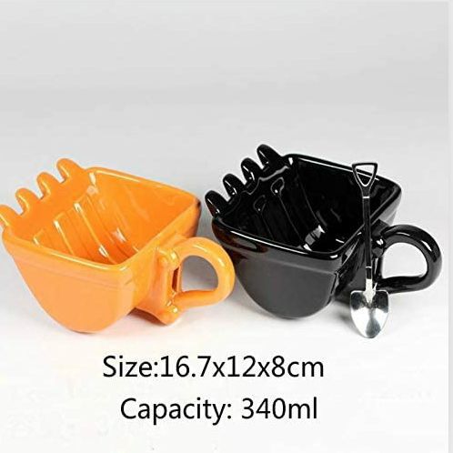 Digger taza de café divertido beber taza de café cubo taza de la torta taza creativa taza