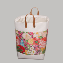 新国风家用布艺手提收纳包便携式大容量收纳篮玩具衣物购物手提袋