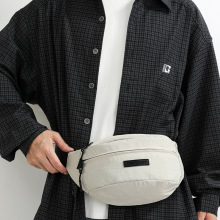 潮牌斜挎包男士ins运动腰包休闲时尚单肩包女学生个性跨包胸包-