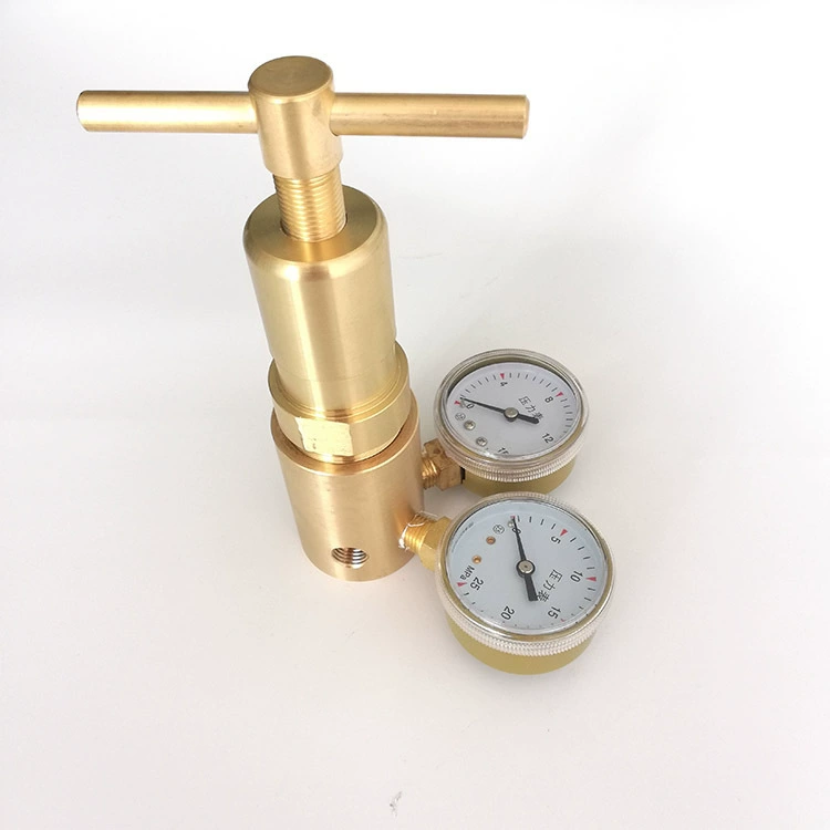 591 серия латунного поршня высокого давления цельномедный аргон гелиевый азот кислородный водород с высоким входом и высоким давлением