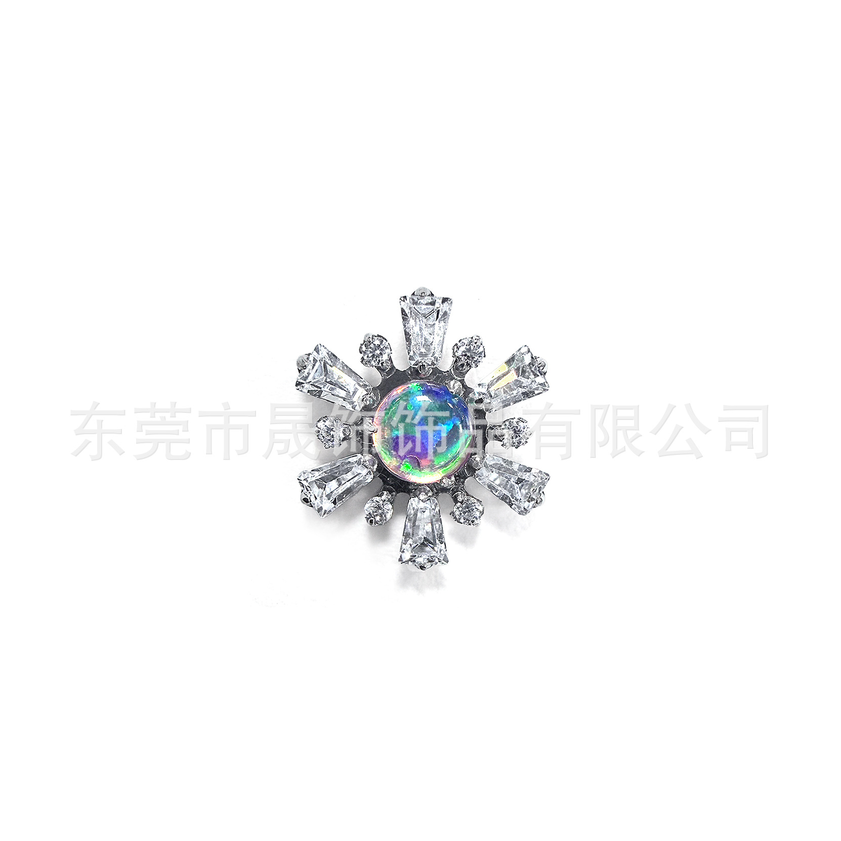 F136 Titanium Alloy 极光澳宝雪 Flower Studded 5A Cubic Zirconia Ear Stud Labret Stud Helix Cartilage Stud G23 Titanium 人体 Piercing 饰
