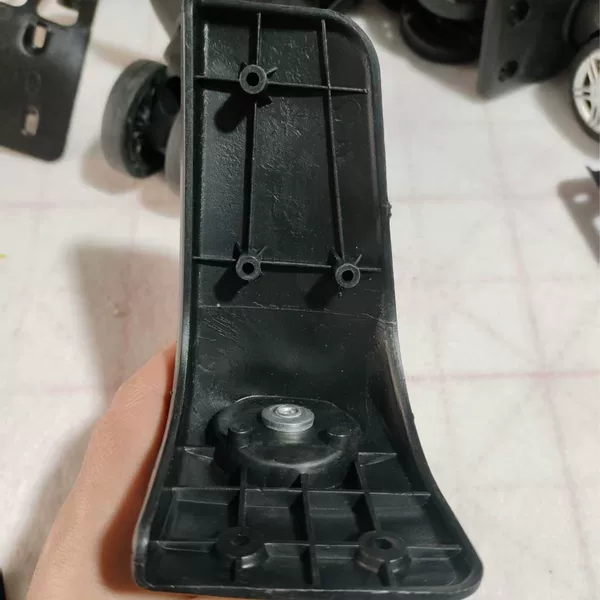 Factory Direct Sales Luggage Accessories Universal Wheel Cloth Box Three-Sided Box Single Wheel Trolley Box Wheel Suitcase Caster Roller