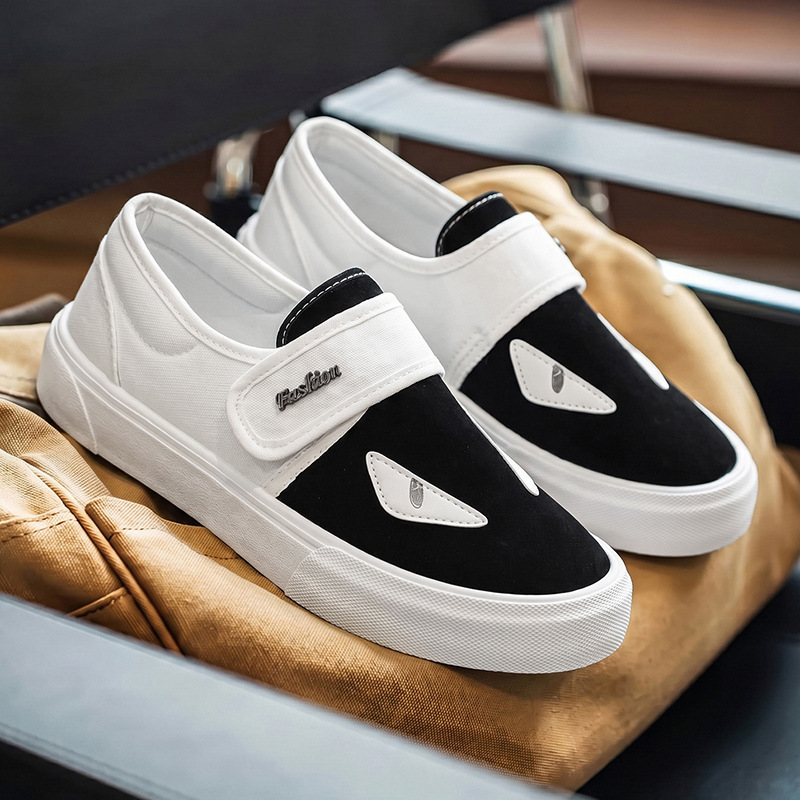 Trendy Couple's Foreign Trade Casual Versatile Devil's Eye New Style Little Monster Men's Shoes Fashion Sneakers Canvas Shoes Trendy Couple's Foreign Trade Casual Versatile Devil's Eye New Style Little Monster Men's Shoes Fashion Sneakers Canvas Shoes