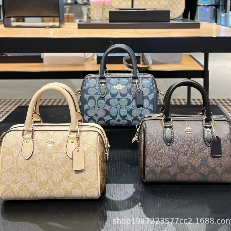 2024 Kojia Spring New Rowan Mini Pillow High Color Printed Handbag Crossbody Boston Women's Bag