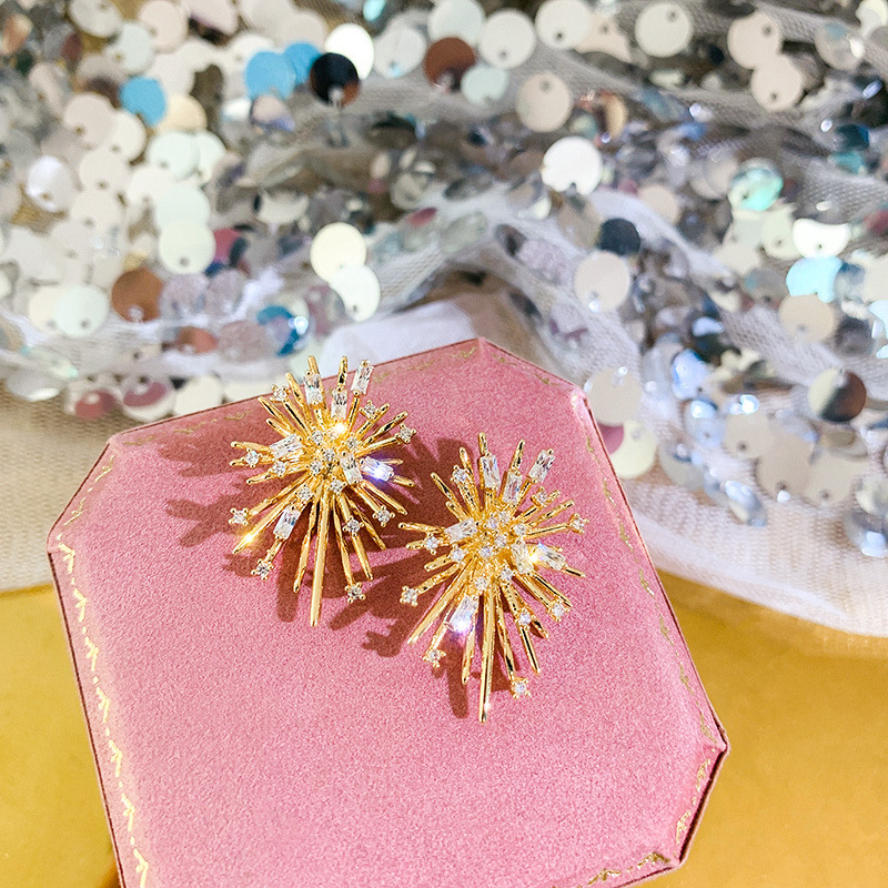 Pendientes de perlas de flor de circón de aguja de plata, pendientes de lujo de alta gama de lujo ligero exquisito, pendientes de todo fósforo blanco de moda de nicho al por mayor