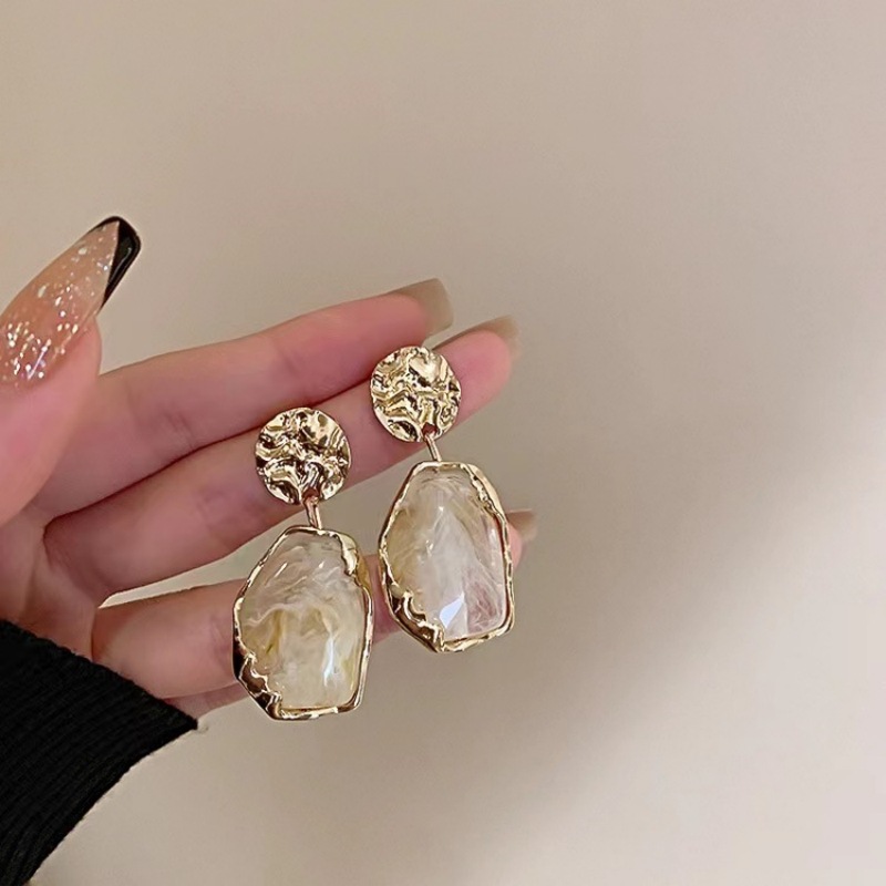 demi-season retro geometric design fashionable elegant earrings