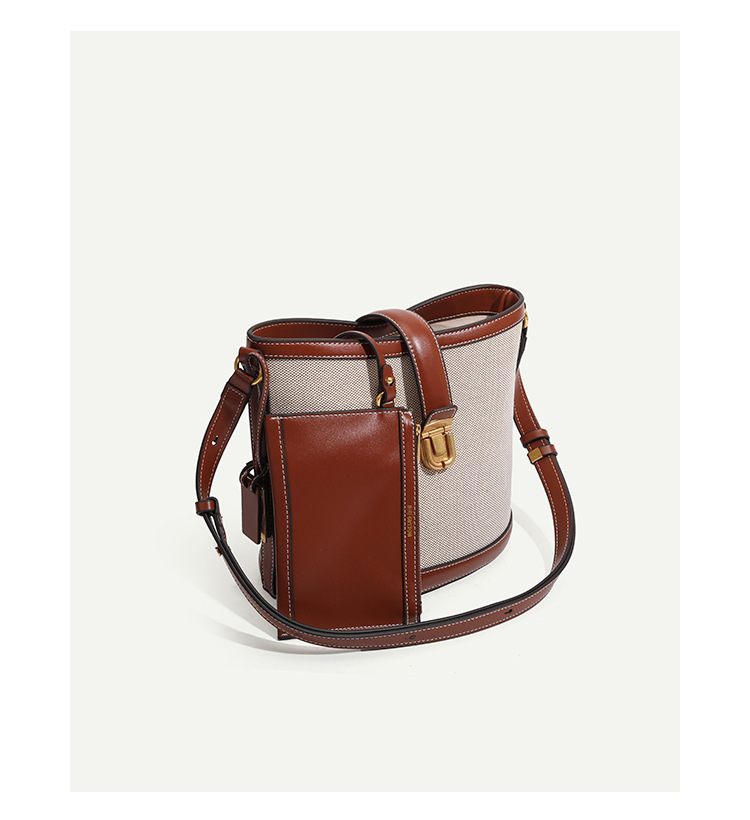 Koreanische Joyosoi Eimer Auto Jingyuan Gleiche neue Rindsleder Schulter Echtes Leder Crossbody Mutter Damentasche_voghion.com