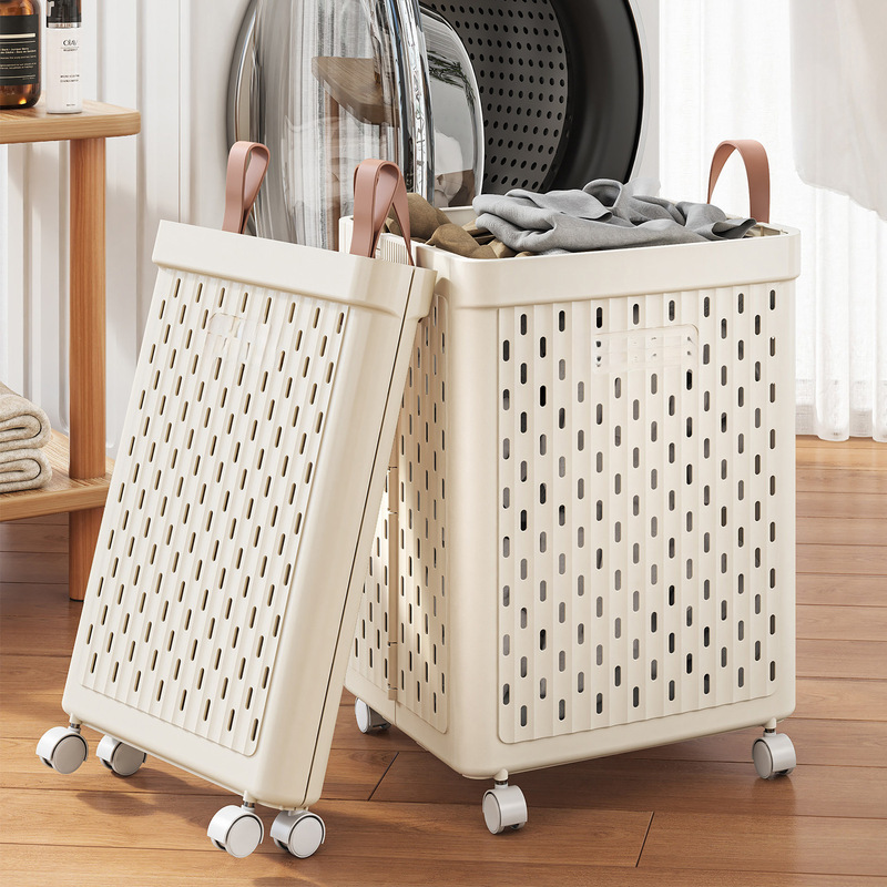 Stackable Dirty Clothes Basket, Household Dirty Clothes Hamper, Bathroom Laundry Basket for Clothes, Universal Laundry Basket Stackable Dirty Clothes Basket, Household Dirty Clothes Hamper, Bathroom Laundry Basket for Clothes, Universal Laundry Basket