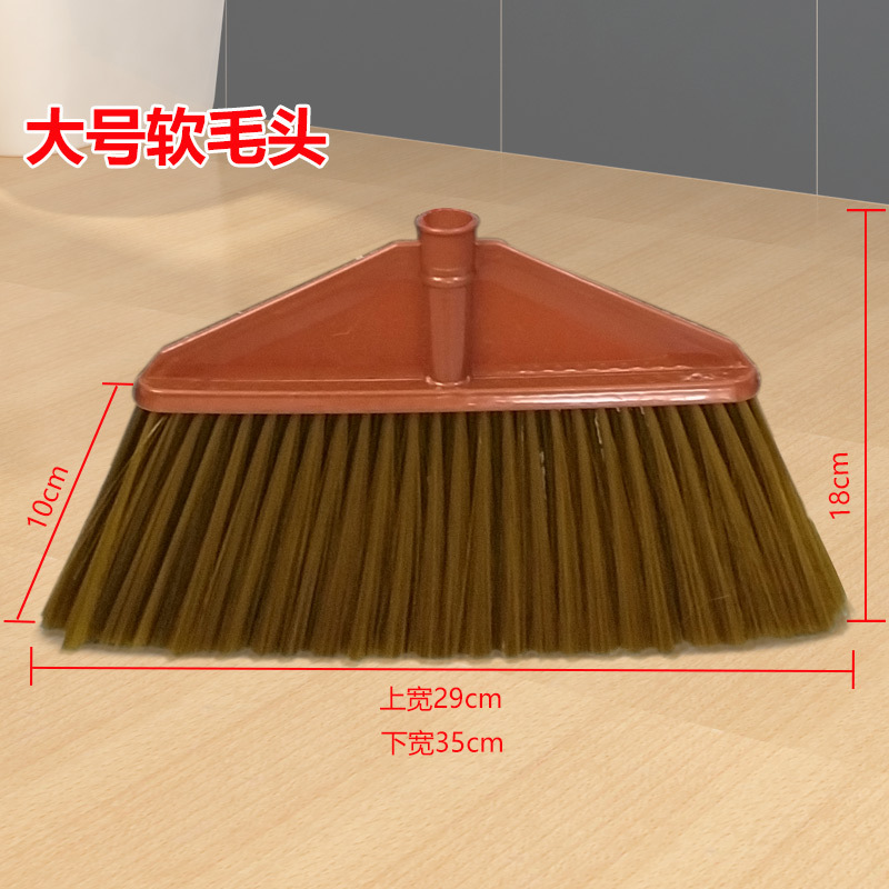 [막대 없음] 큰 부드러운 다크 브라운 4 줄의 머리카락