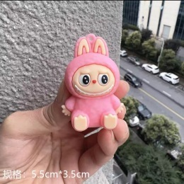 网红布布bubu蛋糕装饰摆件可爱彩色小兔子儿童生日派对装扮插件|undefined